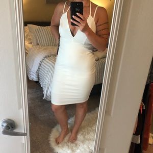 Lulu's White Bodycon Dress